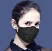 Cotton Face Mask Anti-Dust Reusable Masks Washable with 2 Filters Unisex
