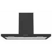 Haier 90cm Wall Rangehood Box Chimney - Black