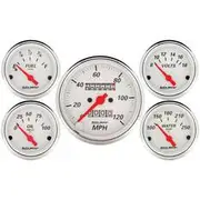 Autometer Arctic White Gauge Kit With Speedo And Gauges - 5 Piece, AU1300