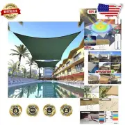 Heavy Duty 190 GSM Green Sun Shade Sail – 95% UV Protection & Waterproof