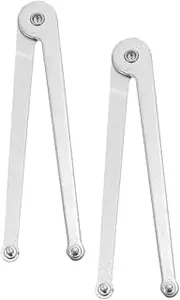 ETHZZLE 2Pcs Adjustable Angle Grinder Wrench Spanner for Easy Maintenance and Repair Durable Thickened Design Fits Various for DIY and Professional Mechanics