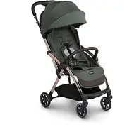 Leclerc Baby Influencer Baby Stroller (Army Green)- Compact Fold, Ultra-Light Weight & Compact 6.6kg, Cot or Capsule, Travel Stroller, Airplane Overhead
