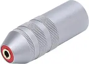 4 Pin XLR Male Connector, Metal XLR Male to 3.5mm Balanced Female Microphone Adapter, HiFi Sound, Gold Plated, Compact and Portable, for Studio and Live Performances