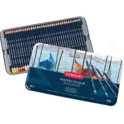 Colored Pencils, WaterColour, Water Color Pencils, Drawing, Art, Metal Tin, 3...