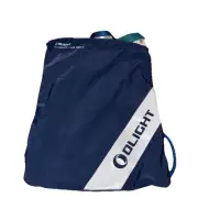 *NWT* Olight Flashlight Obag Sport Grab & Go Drawstring Sackpack Blue/White