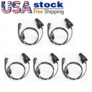 5x Mic Earpiece For XTS2500 XTS3000 XTS2250 XTS5000 GP900 GP1200 MTX8000 Radio