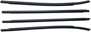 4Pcs Outside Black Or Chrome Windows Glass Rubber for Hyundai IX35 2010-2015 82210-2S000 Glass Protector Weatherstrip Seal Spare Parts (Color : Black Outside)