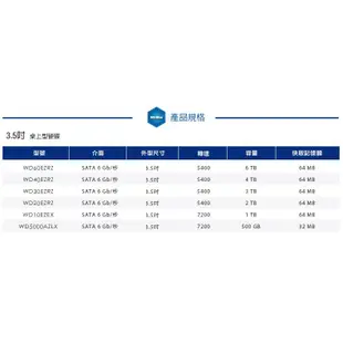 全新 威騰 WD 1TB 1T 藍標 硬碟 3.5吋 三年保 WD10EZEX