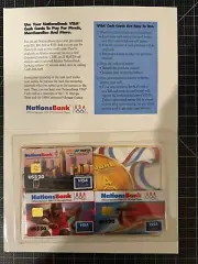 *UNUSED MINT* VISA CASH CARDS 1996 Olympics Set of 2 plus Single MARTA Card