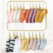 Aluminum Multi-clip Sock Drying Hanger Dryer Rack for Drying Underwear Towel
