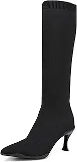[NEWBELLA] Women’s Minimalist Pointed Toe High Boots