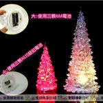 【愛團購 ITOGO】LED水晶七彩聖誕樹(大)發光聖誕樹LED聖誕樹閃光水晶聖誕樹