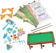 Billiard Table Game Toy Fun Pool Table Plaything for Boys Mini Billiard Plaything Family Entertainment