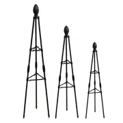 80-160cm Garden Obelisk Trellis for Climbing Plants Outdoor Plant Support