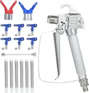 3600PSI High Pressure Airl Paint Sprayer Spray Tips for Airl Sprayer Reversible Airl Paint Sprayer Nozzle Tips 6 Pieces with 2PCS Nozzle Seats Airl Paint Sprayer Nozzles Set