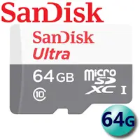 在飛比找蝦皮商城優惠-SanDisk 64GB Ultra microSDXC T