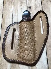 handmade leather knife sheath