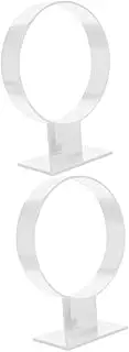 Hair Accessories Display Stand Bracelet Hair Ties Hair Accessories Stand Headband Holder Headband Stand Display Shelf Headpiece Stand Organizer Storage Ornaments Acrylic Bride/128 (Color :/62(Transpa