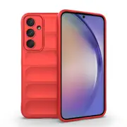For Samsung Galaxy A35 5G Case Shielding Wavy Cover, Red