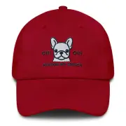 Embroidered Oui Oui - Pardon My French French Bulldog Dad Hat