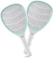 Faicuk 2-Pack 2700 Volt Electric Fly Swatter/Killer Bug Zapper Mosquito Racket for Outdoor and Indoor