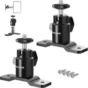 2 Pack T Type Wall Ceiling Mount Ring Light Bracket with Detachable Ball Head 5/