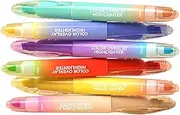 Double Ended Highlighter,6X Journaling Highlighters | No Bleed Smooth Writing Double Ended Pens For Coloring, Underlining, Highlighting