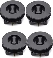 AUTOXBERT 4X Universal for Audi Benz Car Mat Clips/Fixings/Fasteners Floor Twist Lock L Shape