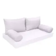|SLIPCOVER ONLY| S2 Outdoor Bolster Backrest Pillow Covers Knife Edge Twin AD107