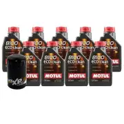 9L Motul 8100 ECO-CLEAN 0W-30 Wix XP Filter Motor Oil Change Kit API SN