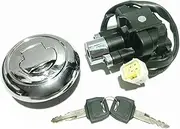 Motorbike Ignition for Keeway for Superlight 125 QJ200-2G QJ150-2G Motorcycle Ignition Switch Fuel Tank Gas Cap Lock W/Keys Ignition Switch