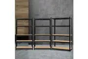 Giantz 3x1.8M Garage Shelving Warehouse Rack Pallet Racking Storage Shelf Black