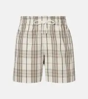 [Burberry] Burberry Burberry Check cotton shorts UK 6 beige