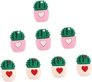 EXQUIMEUBLE 8Pcs Cute Cactus USB Cable Protector Covers for Protection Durable and Flexible Prevent Fraying for Phone and Laptop Charging Cords