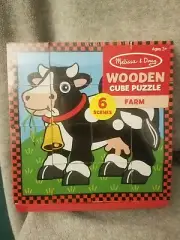 Melissa & Doug 775 Farm Cube Puzzle