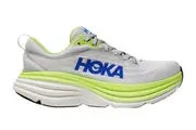 Hoka Bondi 8 Mens Running Shoes in Stardust / Lettuce (2023) - US 10