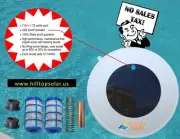 Solar Ionizer | 7 volts 1.75 watts |LED on/off | self clean anode | Heavy Duty