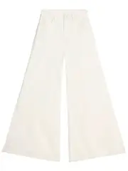 [7 For All Mankind] 7 For All Mankind-Jeans Willow A Gamba Larga In Misto Lino-Donna 28
