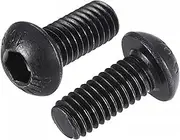uxcell M6x14mm Hex Socket Button Head Cap Bolts Screws Alloy Steel 25pcs