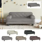 Kids Sofa Kids Couch Children Sofa Bed Wood Frame Sofa Faux Leather vidaXL