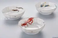 在飛比找Yahoo!奇摩拍賣優惠-日系 日本進口 九谷燒知名作家山田義明手繪16厘米碗 日式陶