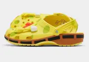 Spongebob Squarepants x Crocs Slides Slip On Casual Yellow ALL SIZES New