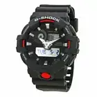 Casio G-Shock GA-700-1A Black/Red Men's Wristwatch