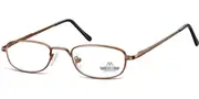 Montana Readers MR63C MR63C Men's Glasses Brown Size +3.50 - Private Health Rebate - Blue Light Block Available