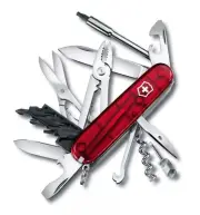 VICTORINOX Knife Cybertool 34 Swiss Army Knife (Translucent Red) from Japan