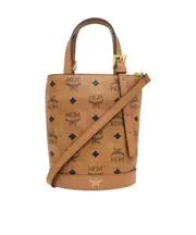 MCM Logo Printed Shoulder Bag One size Brown