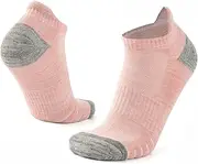 [Generic] Ankle Socks Cushioned Low Cut Athletic Running Sport Jogger Socks Purple