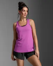 Aero Singlet, 2XU, XL, Hyper Violet/White Reflective, Female