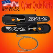 2009 Suzuki DR-Z400SM 4 1/2 to 9" Bolt on Swingarm Extensions & Brake line