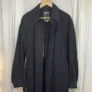 Uniqlo U 100% Cotton Black Shirt Coat Size XL BNWT